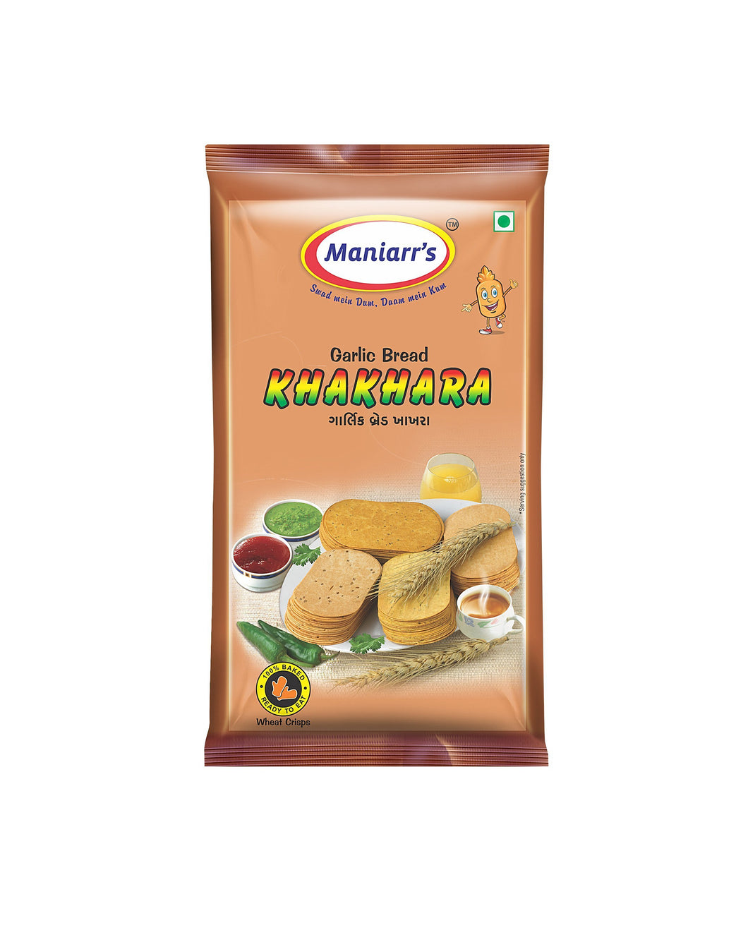 030 Garlic Bread Khahkra (Pack of 8)