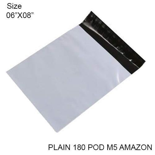 931 Tamper Proof Courier Bags(06X08 PLAIN 180 POD M1 AMAZON) - 100 pcs