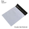 908 Tamper Proof Courier Bags(14X17 PLAIN 180 POD M1) - 100 pcs