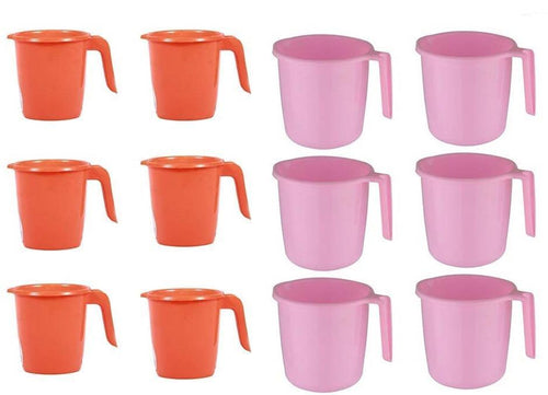 Your Brand Bathroom Accessories & Organization - Deluxe Plastic Mug for Bathroom (12pcs)