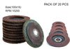 426 Abrasive Flap Disc Sanding Grinding Wheel, Polishing Wheel Grinding Disc (100 X 16 mm)