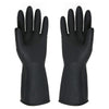 673 - Heavy Reusable Rubber Hand Gloves (Black) - 1pc