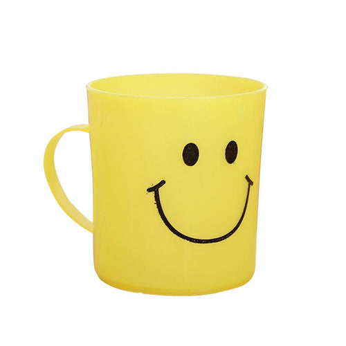 744 Unbreakable Plastic Coffee-Milk Fancy Smiley Mug