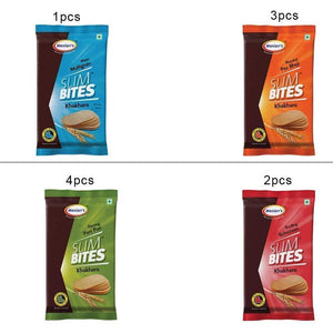 038 A3 Slim bites khakhra (Pack of 8)