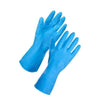 682 - Flock Premium Reusable Rubber Hand Gloves (Blue ) - 1pc