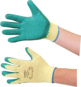 719 Falcon Rubber Garden Gloves (Green & Yellow)