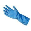 682 - Flock Premium Reusable Rubber Hand Gloves (Blue ) - 1pc