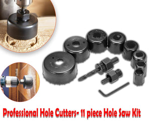 Your Brand Professional 11 Pieces Hole Saw Cutter Set Cutting Tool with 24 Pieces T Spanner Socket Set