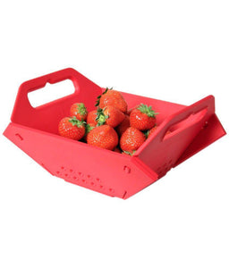 704 -3 in 1 Fruit & Vegetable Chopping Board Wash Folding Basket