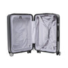 708 Lombard Soft Side Cabin Luggage Black 20 Inch Trolley Bag