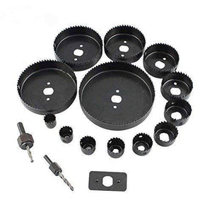 Your Brand Professional Tools- 16 pcs Heavy Duty Hole Saw Cutter Set Cutting Tool with 24 pcs Tspanner Socket Set