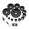 Your Brand Professional Tools- 16 pcs Heavy Duty Hole Saw Cutter Set Cutting Tool with 24 pcs Tspanner Socket Set