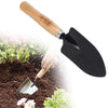 Your Brand Gardening Tools - Reusable Rubber Gloves, Pruners Scissor(Flower Cutter) & Garden Tool Wooden Handle (3pcs-Hand Cultivator, Small Trowel, Garden Fork)