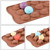 742_Silicon Chocolate Molds, Candy Making Silicone Molds, Mini Baking Molds (Random Design 1 unit)