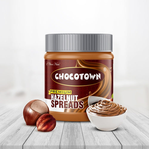 054 Chocotown Chocolate Spreads - Premium Hazelnuts Spreads - 350 gm