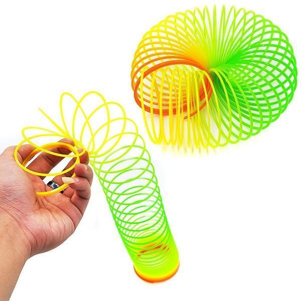 871 Rainbow Magic Slinky Spring Toy (Pack of 12)