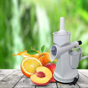 142 Plastic Manual Citrus Juicer with Waste collector & Vaccum locking system