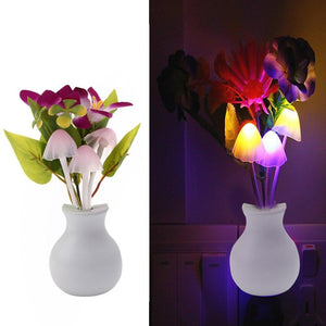 217 LED Dream Night Light, Auto ON/Off Sensor Mushroom Lamp (Multicolor)