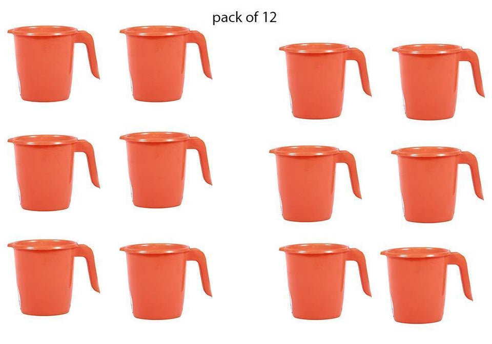 Your Brand Bathroom Accessories & Organization - Deluxe Plastic Mug for Bathroom (12pcs)