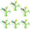 Your Brand Fancy Bird Table Fork with Stand for Eating Fruits - Pack of 6