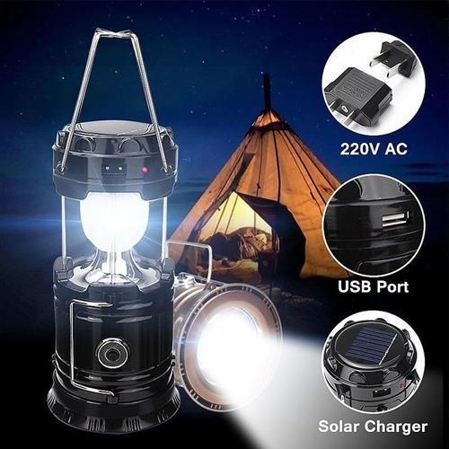 874 Rechargeable Camping Lantern LED Solar Emergency Light Bulb