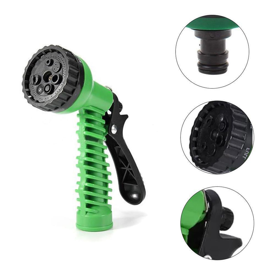 477 Plastic Garden Hose Nozzle Water Spray Gun Connector Tap Adapter Set