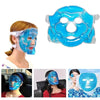 380 Reusable Cooling Gel Face Mask with Strap-on Velcro, Medium