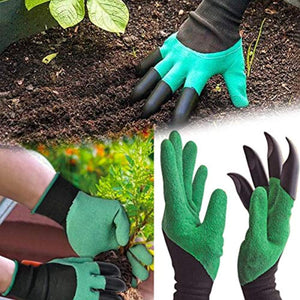 Your Brand Gardening Tools - Garden Gloves with Claws for Digging and Planting, 1 Pair Ergonomic Grip, Incredibly Sharp Secateurs