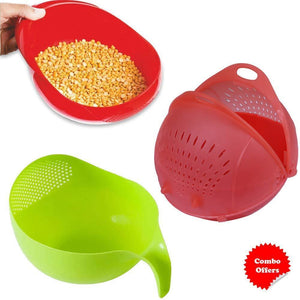 Your Brand Kitchen combo - Plastic Servig Bowl Set (3pcs, Multicolor)
