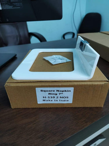 698 Kitchen/Bathroom Square Napkin Toilet Paper Holder - 7 inch (H-110)
