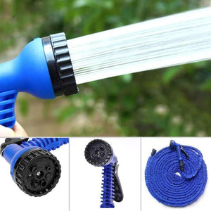 502 -50 Ft Expandable Hose Pipe Nozzle For Garden Wash Car Bike With Spray Gun