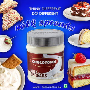 Chocotown Chocolate Spreads - Cocoa Spreads, Milk Spreads & Strawberry Spreads- 350 gm
