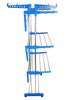 733 Stainless Steel Double Pole 3 Layer Cloth Drying Stand