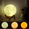 177 -3D Moon Lamp India/Moon Shaped Lamp/Led Moon Lamp/Lunar Moonlight Lamp - Multi Color