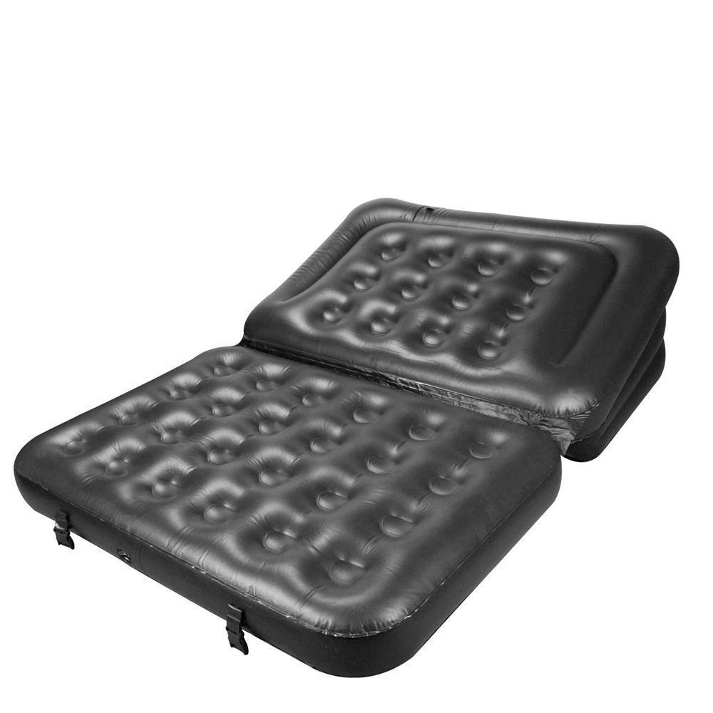 867 -5 in Inflatable Three Seater Air Sofa Cum Bed with Free