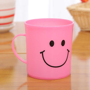 744 Unbreakable Plastic Coffee-Milk Fancy Smiley Mug