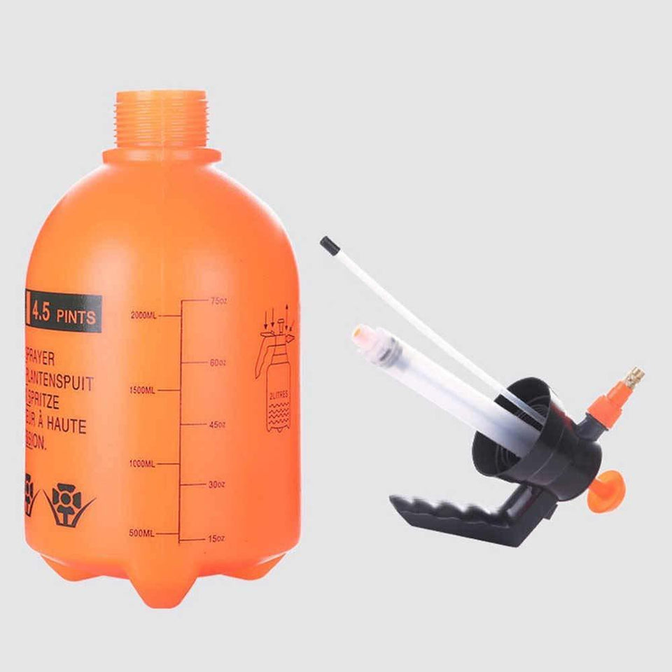 Your Brand Gardening Tools - Water Lever Spray Gun | Cultivator, Small Trowel, Garden Fork | Pressure Garden Spray Bottle | Flower Cutter | Yellow Gloves